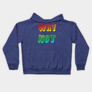 Why Not Kids Hoodie